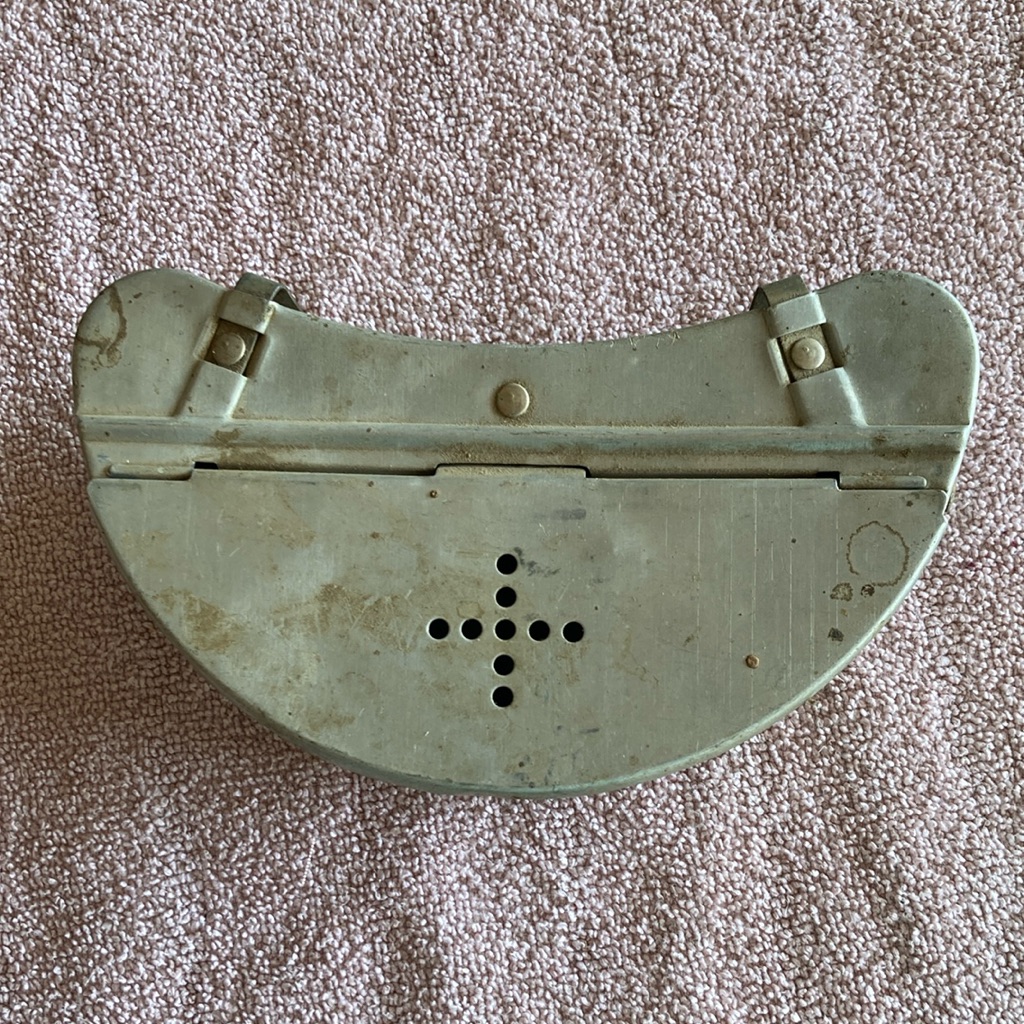 Vintage Belt Aluminum Bait Box